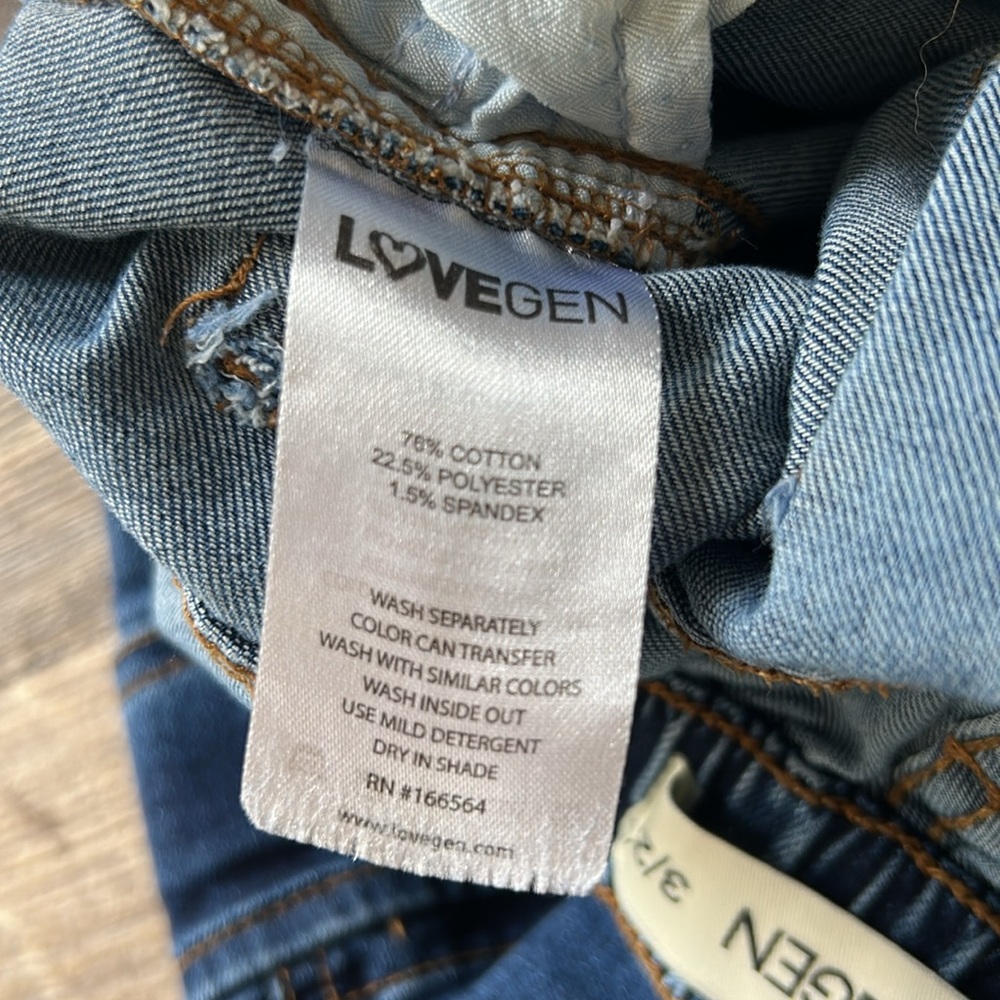 LoveGen Cargo Jeans Juniors Women’s Size 3/27 - Picture 9 of 11